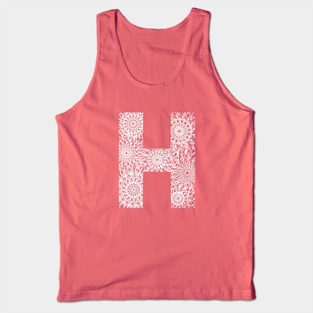 Letter H Tank Top by Hip Scarves and Bangles